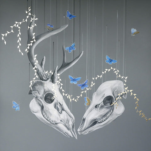 LOUISE MCNAUGHT" We Will Meet Again (Capreolus Capreolus)" GOLD LEAF